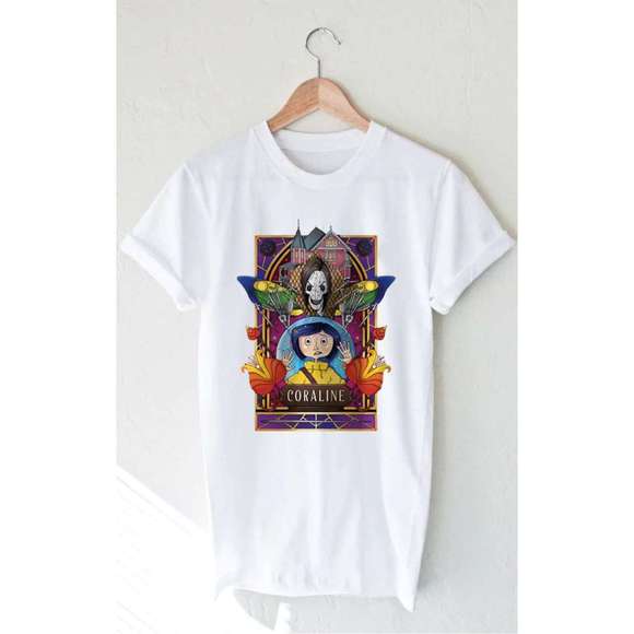 Coraline Film Black Unisex Shirt - Picture 1 of 4